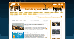Desktop Screenshot of friends-against-wind.org